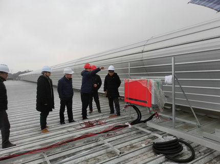 駱詩棟帶隊(duì)赴公司首個(gè)光伏項(xiàng)目工地開展安全生產(chǎn)檢查