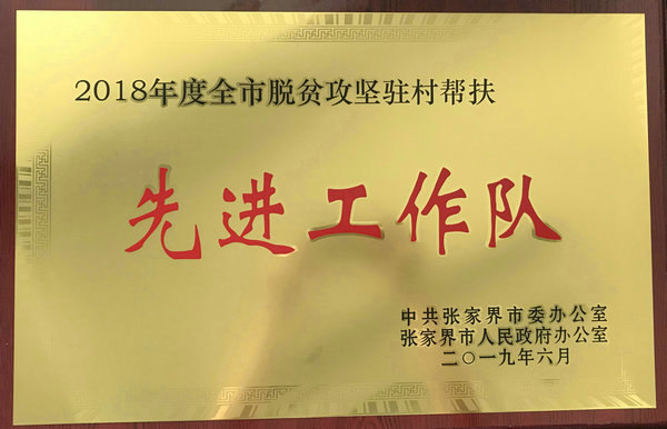 2018年度全市脫貧攻堅駐村幫扶先進(jìn)工作隊