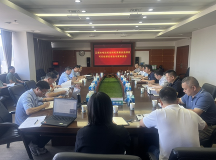 公司江埡水電站機(jī)組轉(zhuǎn)輪更新改造項目可行性研究報告通過專家評審